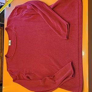 Old Navy Sweater, Deep Red, 40% Polyester, Size XL